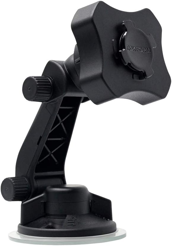 Rokform 333501 Adjustable Windshield Suction Cup Phone Mount/Holder - Black