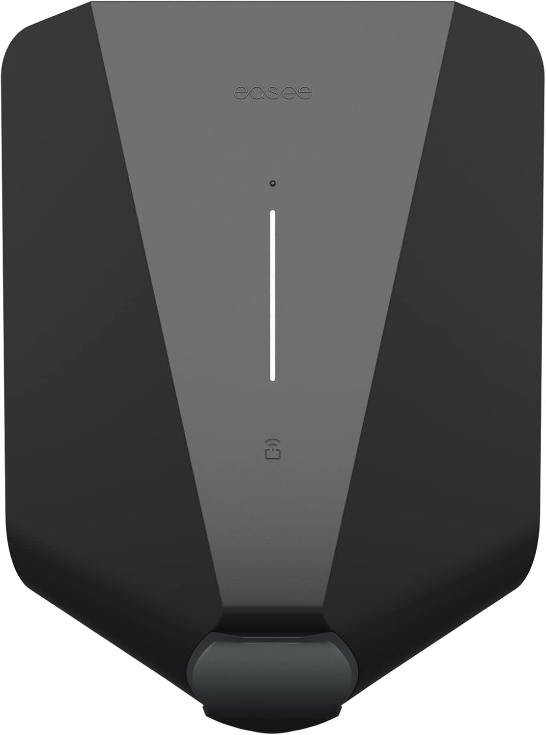 Easee 10523 One Electric Vehicle Charger 7.4kW Type 2, WiFi, free eSIM, OCPP, easy install indoor or outdoor, tethered or untethered at the touch of a button, Black, H: 256 x W: 193 x D: 106