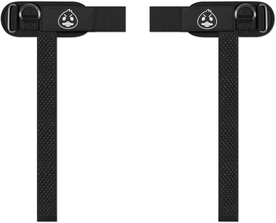 Ekkovision EKKO Weight Lifting Straps With Cuffed D Ring, Wrist Support for Men, Heavy Duty Thick Comfortable Lifting Straps, Secure Fit, Enhanced Grip, Straps for Weightlifting & Gym Training