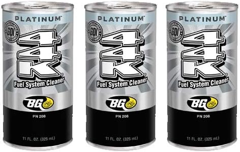 3 cans of New BG 44K Platinum