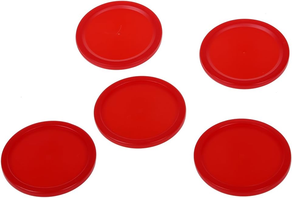 CAIONPLE 5Pcs 2 inch Mini Air Hockey Table Pucks 50mm Puck Children Table New