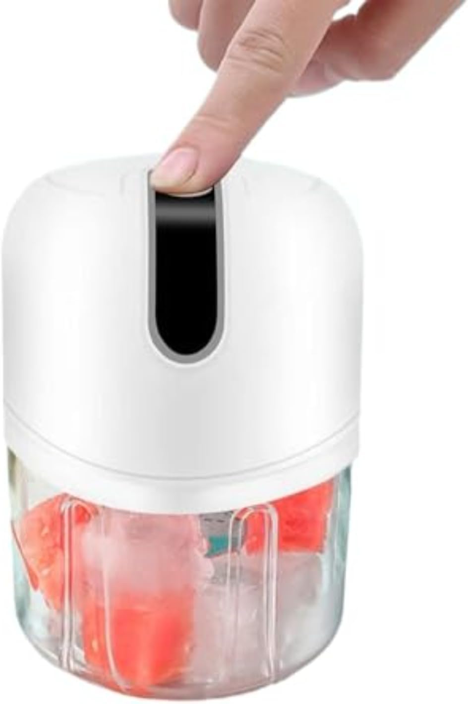 Electric Ice Crusher, Portable Shaved Ice Machine for Home, Restaurants, Bars, 250ML Capacity