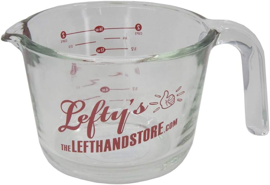 Lefty's Left-Handed 2-Cup Glass Measuring Cup
