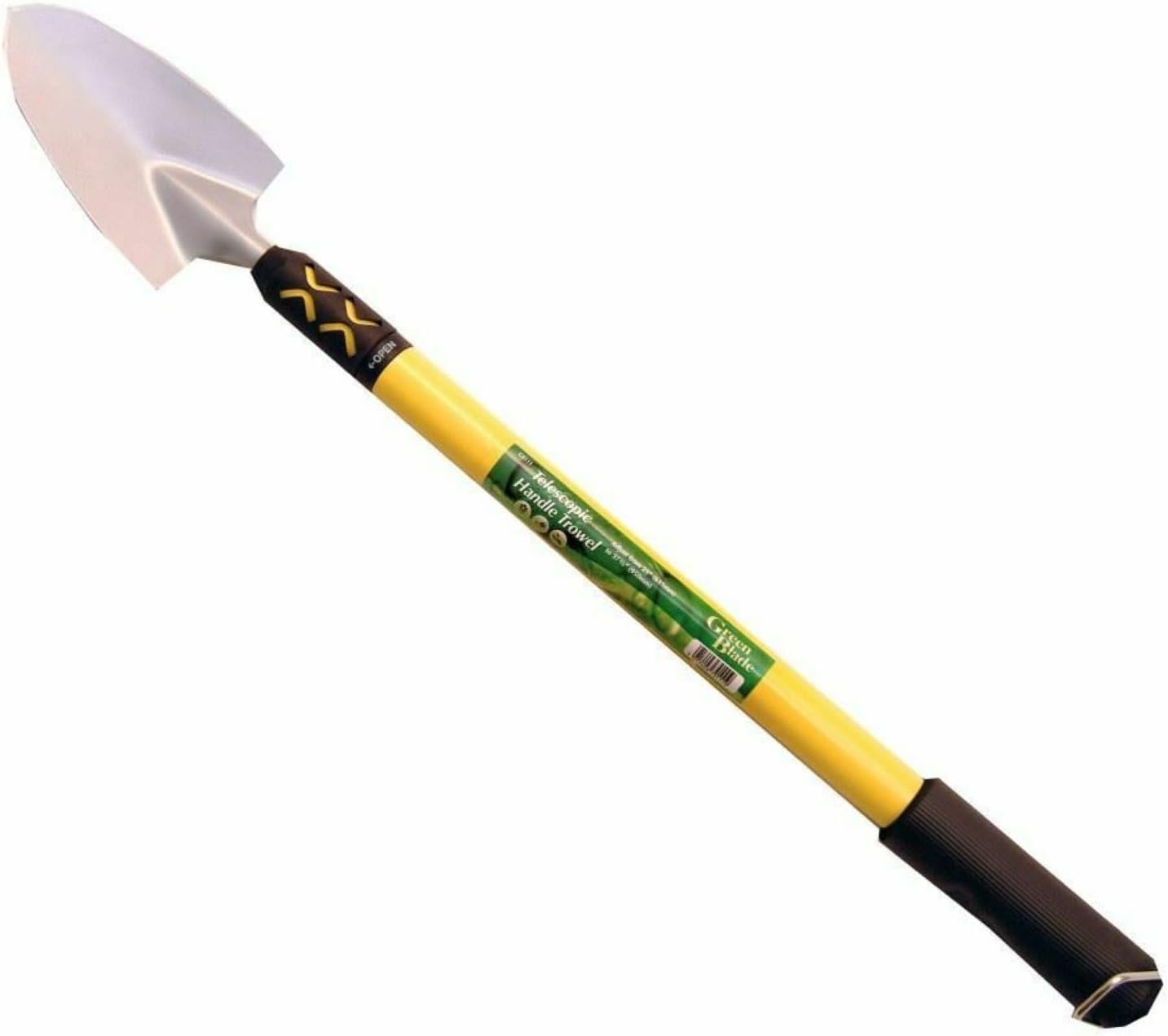 Telescopic extendable heavy-duty garden shovel With an ergonomic handle, is perfect for gardening, lawn care, digging and planting.