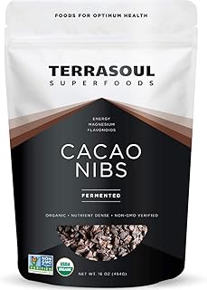 Terrasoul Superfoods Raw Organic Cacao Nibs, 2 Lbs (2 Pack) - Raw | Keto | Vegan