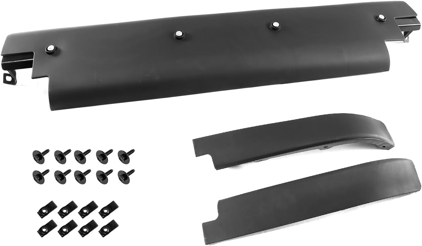 Front Spoiler Air Dam Set with Mount Hardware Compatible with 1997-2004 Ch-Evy Corvette C5