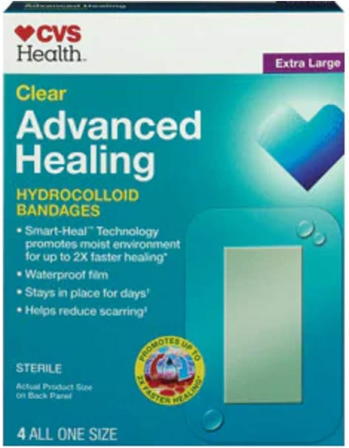 CVS Health Advanced Healing Hydrocolloid Bandages (Extra Large)