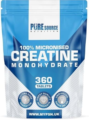 Pure Source Nutrion Pure Micronised Creatine Monohydrate 360 Tablets