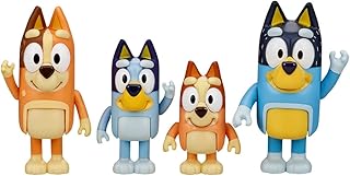 Bluey Figure 4 Pack - Family Pack, Multicolor (13009)