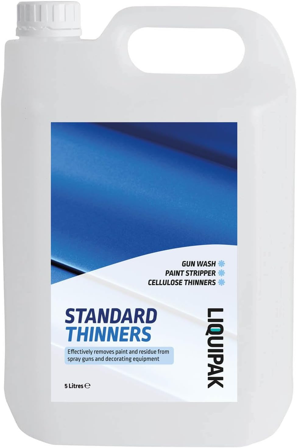 Liquipak Standard Paint Thinner, Cellulose Gun Wash - Brush Cleaner, Paint Thinner Cellulose 5 litres