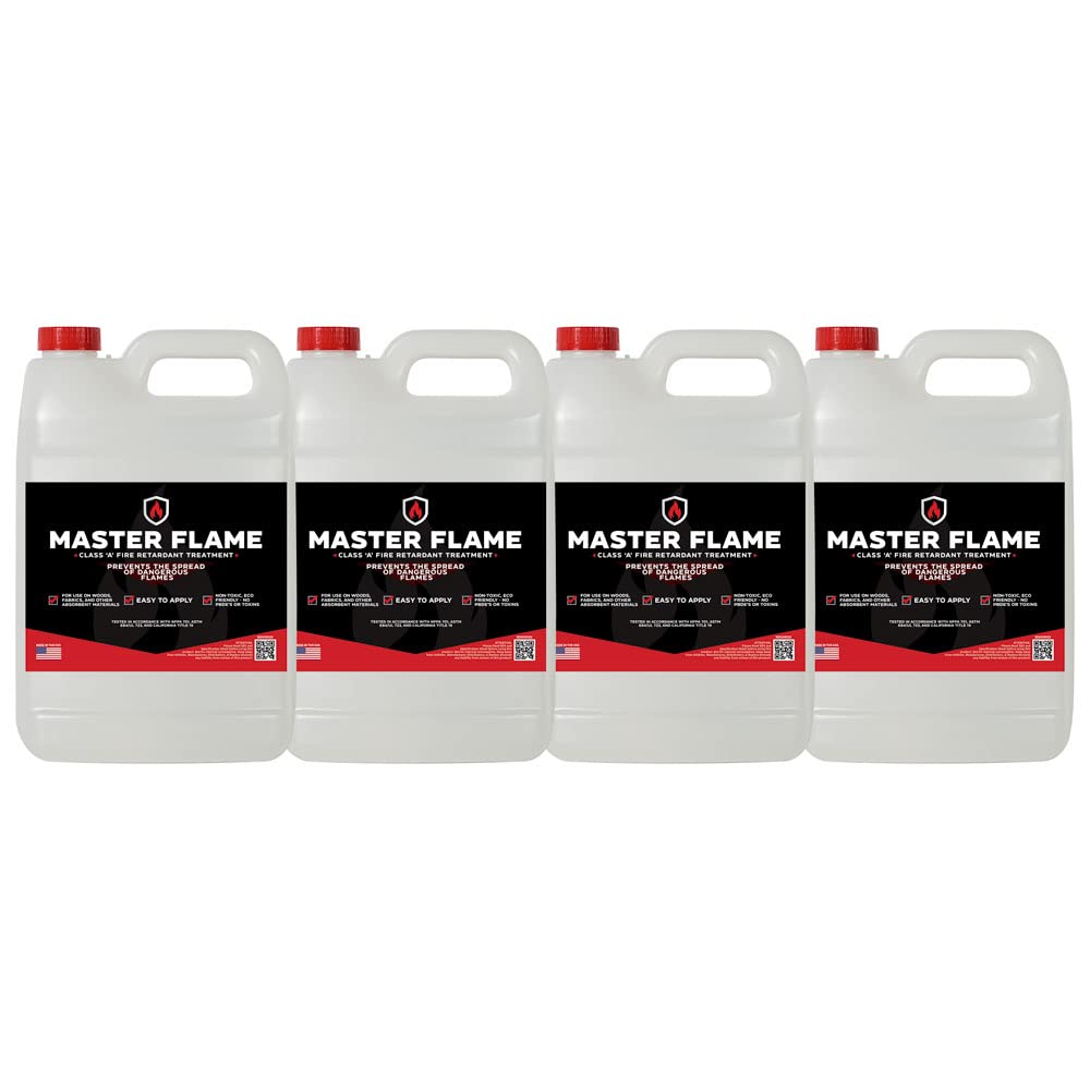 Master Flame - Fire Retardant - Spray on application - 4 Gallon Case