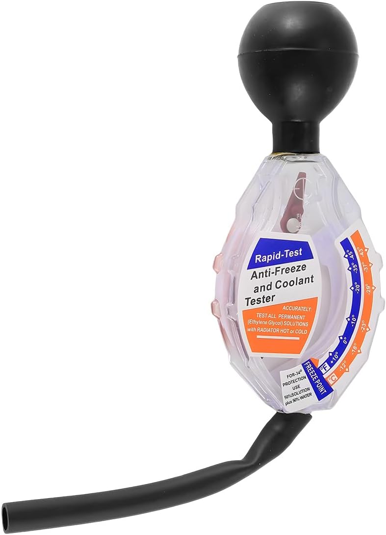 Coolant Tester Accessory, Dial Type Antifreeze Coolant Car Battery Hydrometer Tester, Automotive Anti-Freeze Battery Liquid Densitometer Coolant Tester, Car Accessories