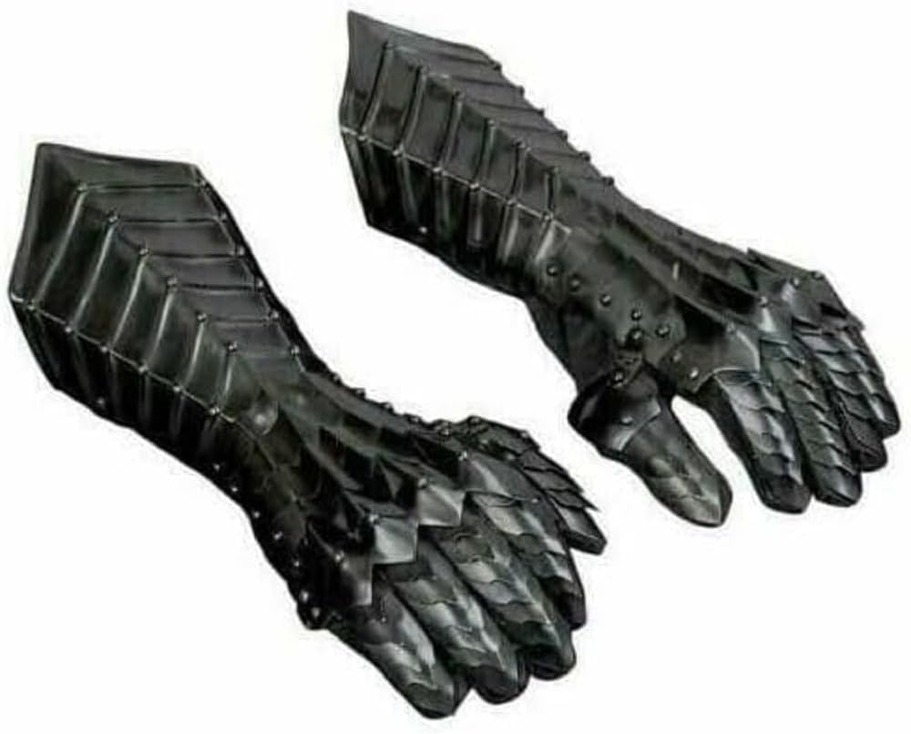 Medieval Knight Gauntlets Gothic Gauntlet Gloves 18G Steel Gifts