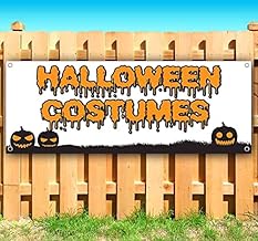 Halloween Costumes Banner 13 oz | Non-Fabric | Heavy-Duty Vinyl Single-Sided with Metal Grommets