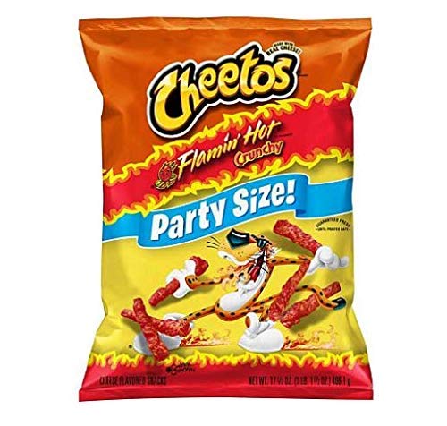 Cheetos Crunchy Flamin Hot Party Size - 17.5oz (2)
