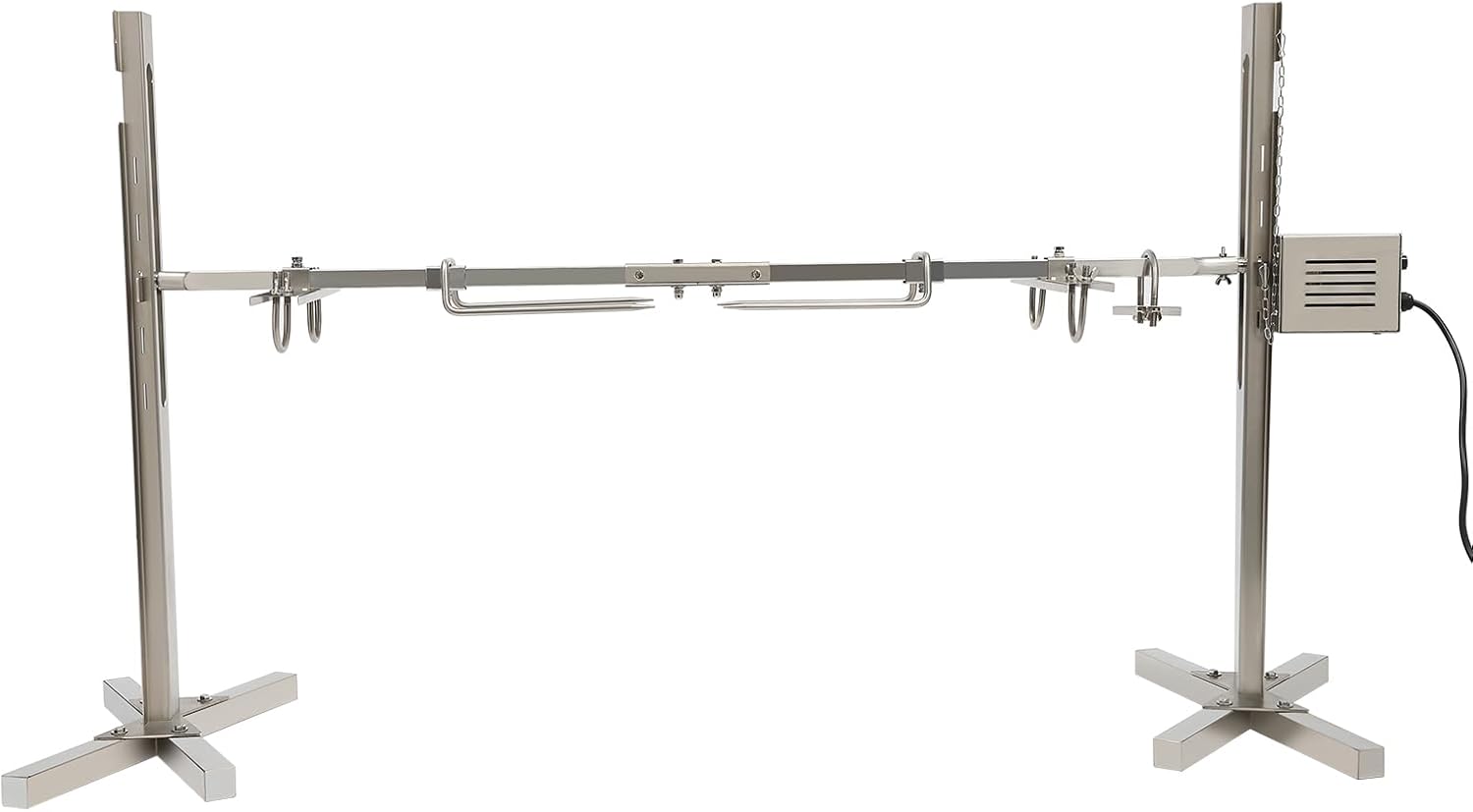 Electric Automatic Grill, Stainless Steel Rotisserie Large, BBQ Rotisserie Roaster Rotisserie Kit, Roast Hog Roaster Machine Rotisserie Pig Chicken Grill for Barbecue bar, Restaurant