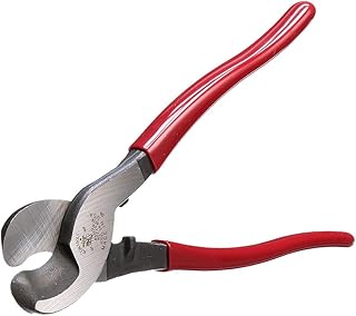 Klein Tools 63050 Cable Cutter, Made in USA, Heavy Duty Cutter for Aluminum, Copper, and Communications Cable