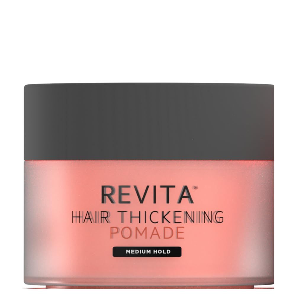 DS Labs Revita Matte Pomade - Medium Hold Styling Cream for Thicker Looking Hair, With Biotin, Caffeine & Beeswax, Water Based, Matte Finish, No Flakes, 3.3 fl oz