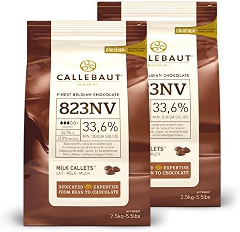 Saver Bundle Callebaut, Milk Chocolate Chips (2 x 2.5kg Bundle)