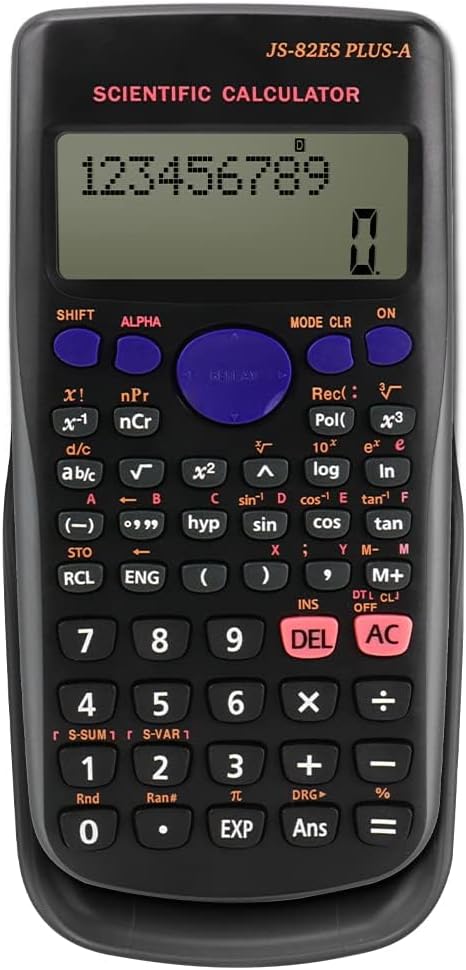 Scientific Calculator, Electronic Calculator 240 Functions 2-Line 10+2 Digits Engineering Scientific Calculator- Suitable for School Students, Teachers and Business Use