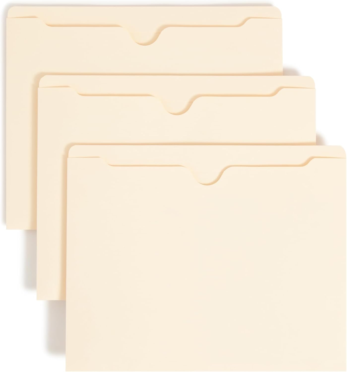 Smead File Jackets, 25 Count, Manila, Reinforced Straight-Cut Tabs, Letter Size (75499)