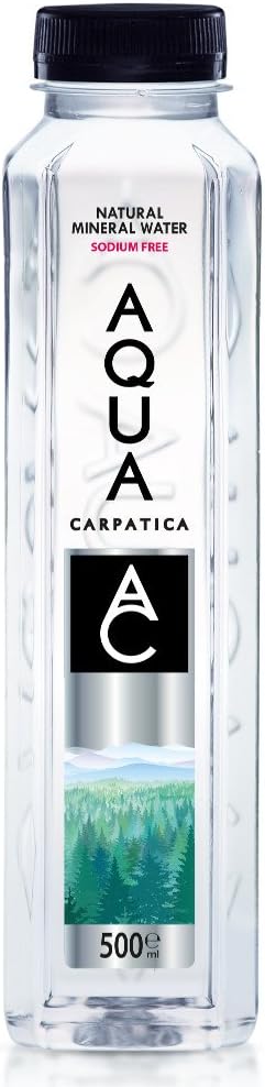 Aqua Carpatica Still Natural Mineral Water - Plastic Bottle - 500ml (Case of 12)