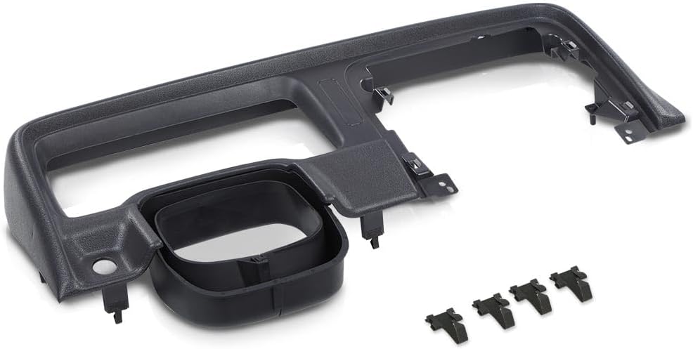 G-PLUS Dash Bezel Trim Speedometer Cluster Bezel 5EJ84LAZAC Compatible with Jeep Cherokee XJ 1997-2001 Black