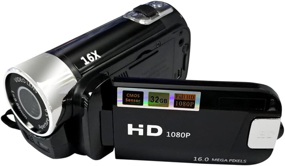 Andoer Portable 1080P High Definition Digital Video Camera DV Camcorder 16MP 2.7 Inch LCD Screen 16X Digital Zoom Built-in Battery