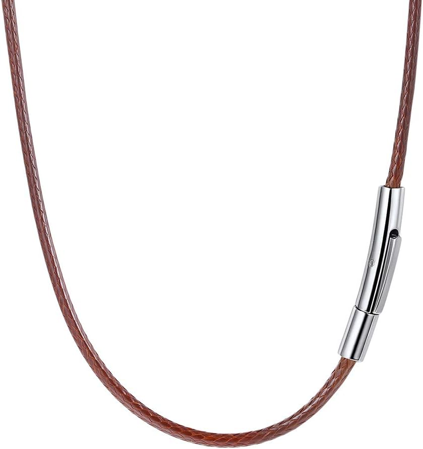 PROSTEEL Mens Leather Necklace Cord