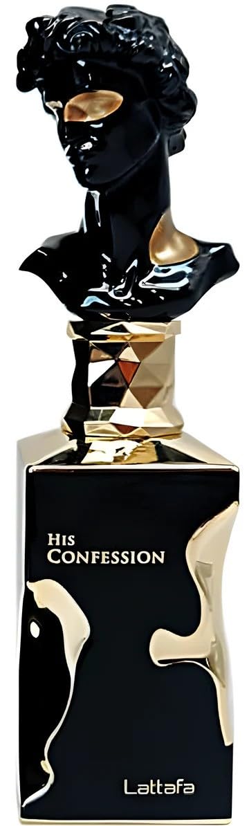 Lattafa His Confession for Men Eau de Parfum Spray, 3.4 Ounce / 100 Ml