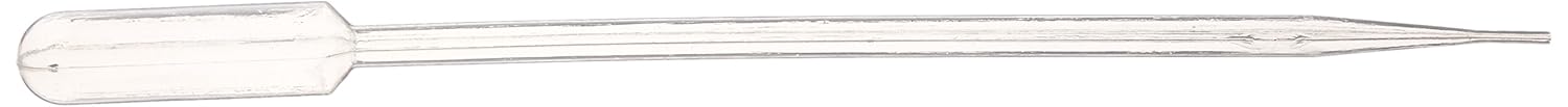 Globe Scientific 139050 LDPE Extra Long Transfer Pipet, Non-Sterile, 300mm Length, 23.0mL Capacity (Box of 100)