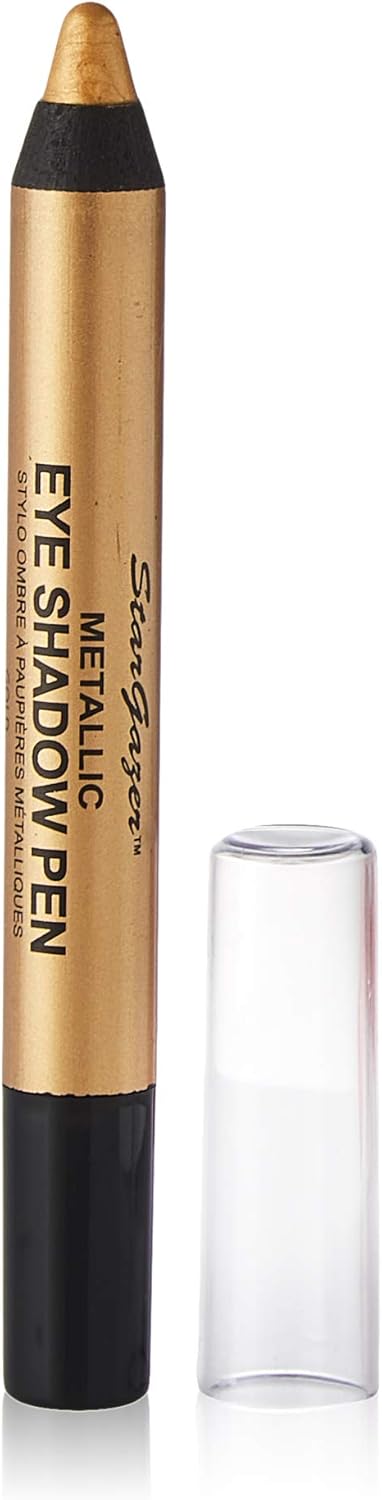 Gold Metallic Eye Shadow Pen. Blendable Soft Strong Metallic Eye Colour