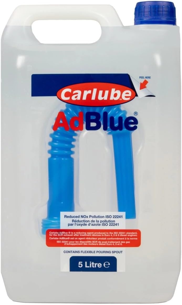 Carlube AdBlue 5L With Spout - Reduces Dangerous Nitrous Oxide Emissions