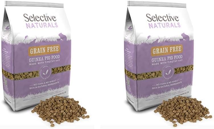 Supreme Petfoods Selective Naturals Grain Free Guinea Pig Food, Timothy Hay, 1.5KG (Pack of 2)