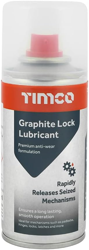 TIMCO Graphite Lock Lubricant (Size 80ml - 1 Each)