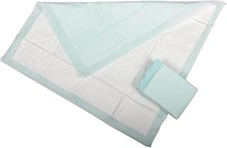 Medline Deluxe Fluff & Disposable Polymer Filled Underpads, Non-Quilted, Superior Protection for Changing Tables, Pet Training & Surfaces, Heavy Absorbency, 30x30 Inches, 100 Count (10 Packs of 10)