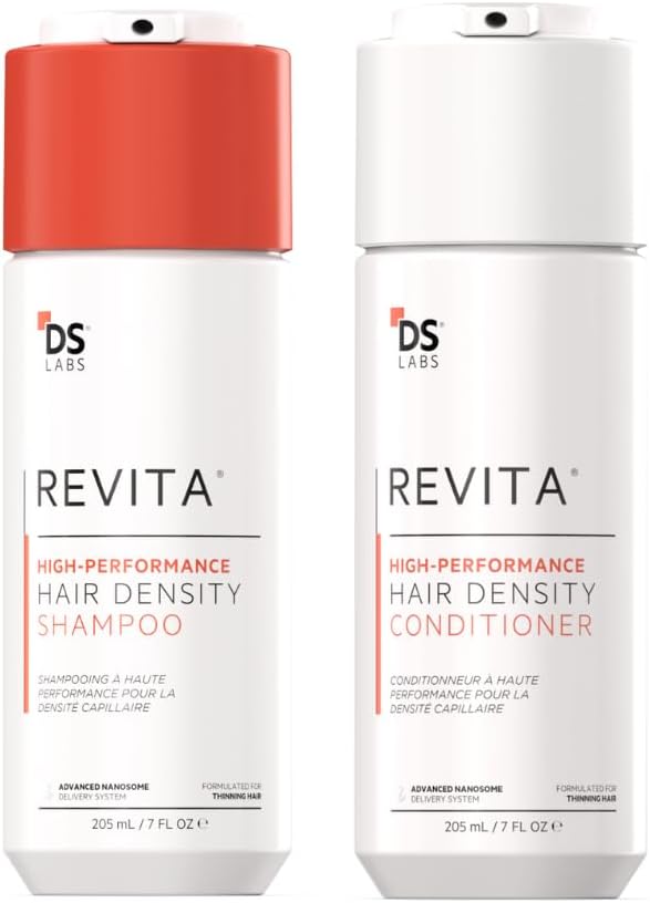 DS Labs Revita Shampoo & Conditioner Kit, 205mL – Scalp First System for Fuller Looking, Volumized Hair, Lightweight Hydration, Sulfate & Silicone Free, Color Safe, For Men & Women
