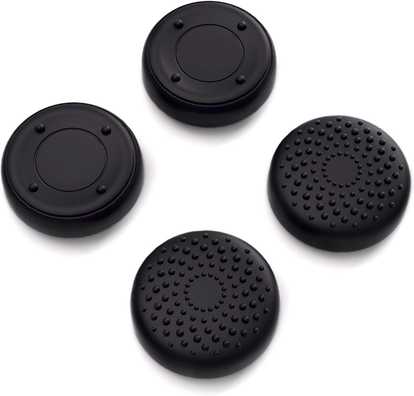 playvital Thumb Grip Caps for Steam Deck LCD, for PS Portal Remote Player Silicone Thumbsticks Grips Joystick Caps for Steam Deck OLED - Raised Dots & Studded Design