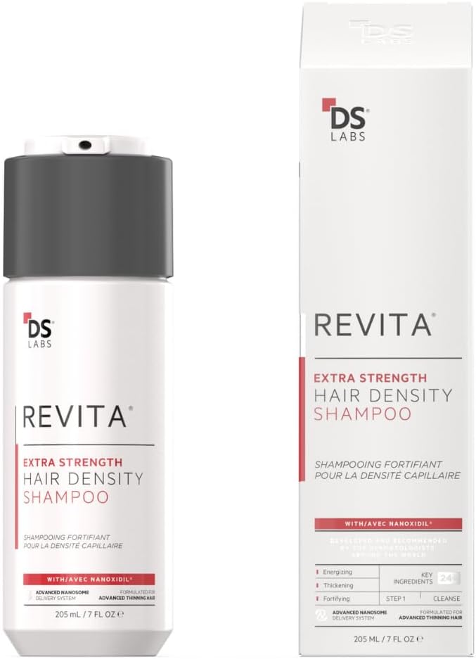 DS Laboratories Revita Extra Strength Shampoo - Growth Shampoo, Hair Products for Growth Loss Shampoo, DHT Blocker Hair Thickening Shampoo Hair Treatment for Women Men, Biotin
