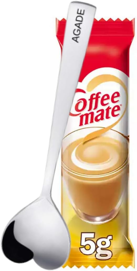 Agade Coffee Delight Set – Includes 30 x 5g Creamer Sachets (Compatible with Coffee Mate®) and a Specially Designed Spoon – Smooth, Convenient, and Always Ready