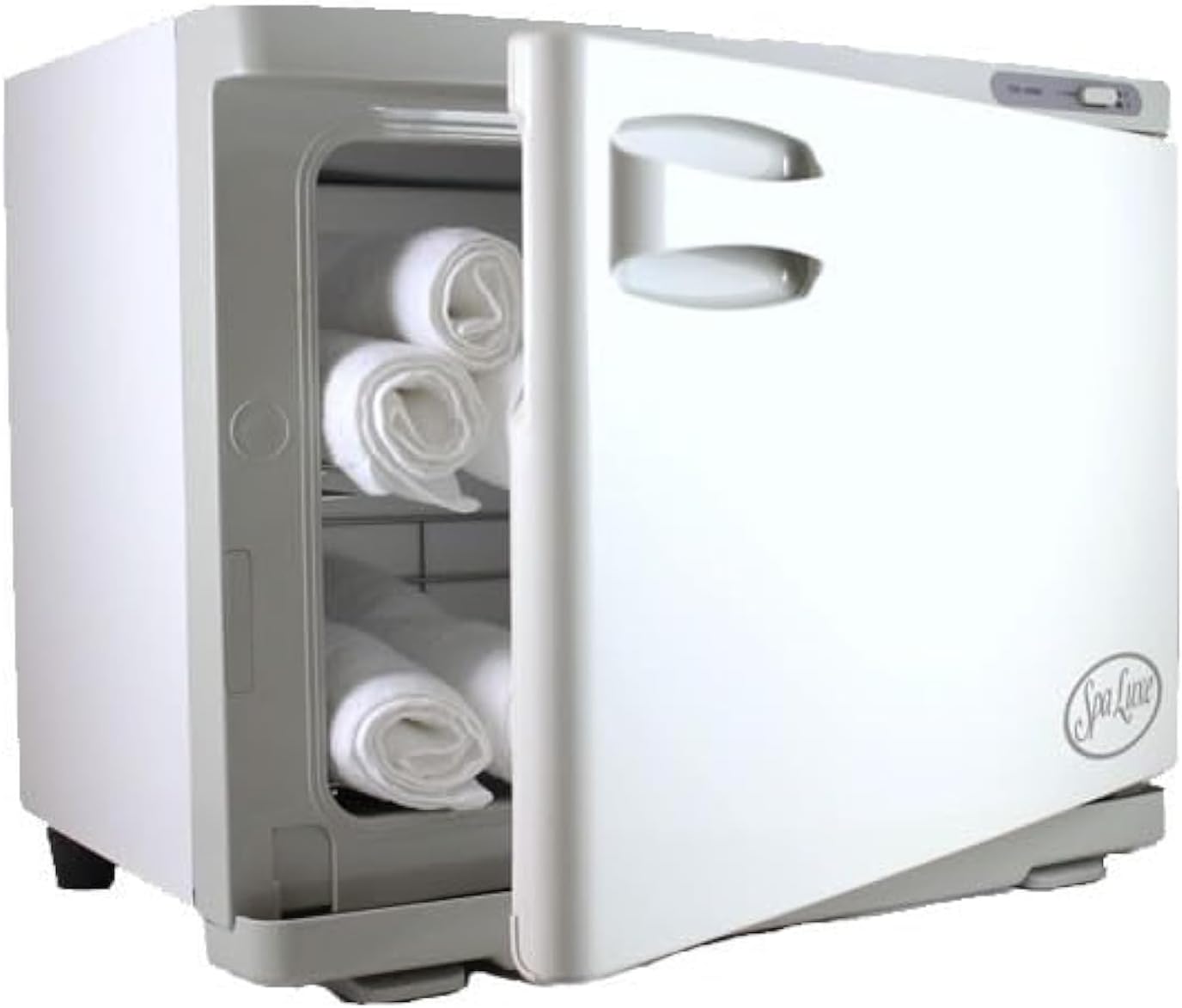 Spa Luxe - Hot Towel Warmer Cabinet - Professional Esthetician Spa and Facial Steamer for Salon Equipment and Barber Shop - Towel Heating Machine - Freestanding, SL18 - Gray