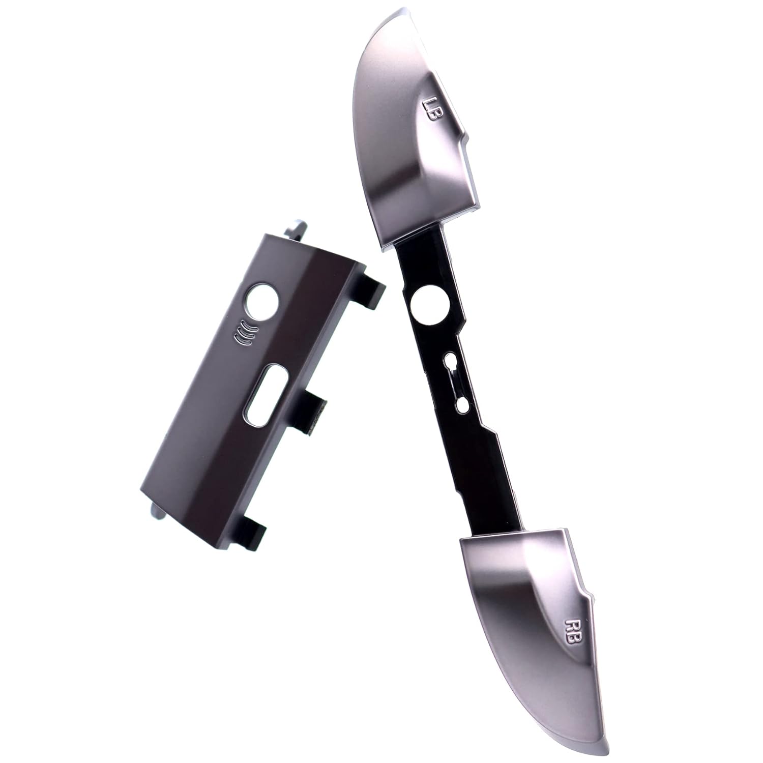 Deal4GO RB & LB Bumpers Shoulder Trigger Button w/ Top Middle Bar Replacement for Xbox one Elite Wireless Controller Series 2 (Black)