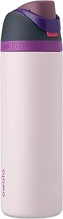 Owala FreeSip Insulated Stainless Steel Water Bottle with Straw for Sports, Travel, and School BPA-Free Sports Water Bottle, 24 oz, Dreamy Field