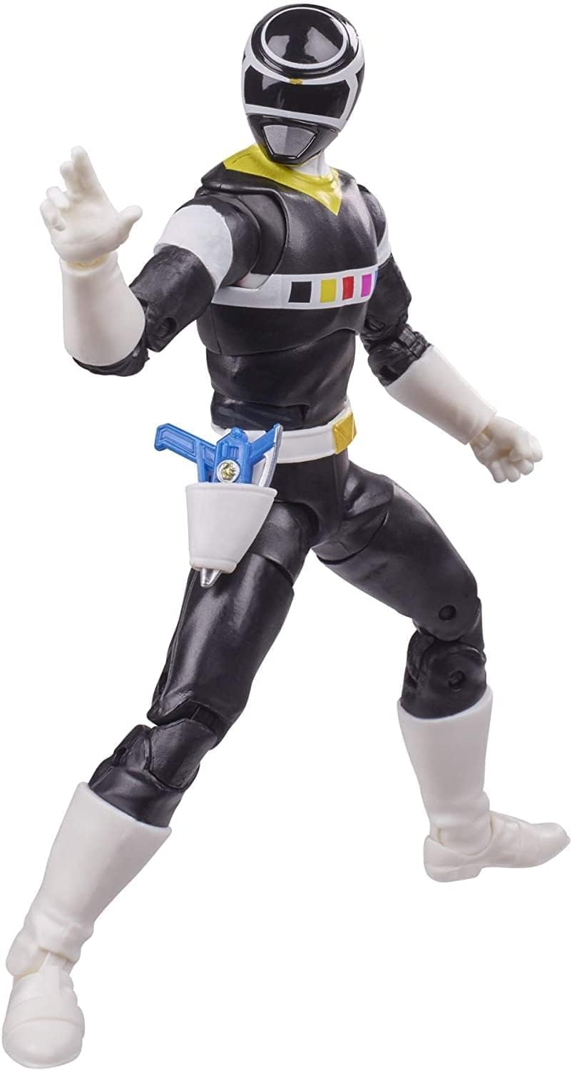 Power Rangers Lightning Collection in Space Black Ranger 6-Inch Premium Collectible Action Figure Toy with Accessories