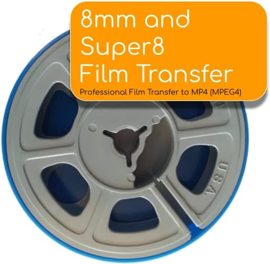 8mm, Super8 Film (3-inch Reel, 50ft of Film) Transfer Service, Digitization to Digital MP4 (MPEG4) File by Lotus Media (1)