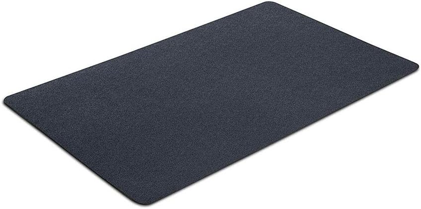 VersaTex Multi-Purpose Rubber Floor Mat for Indoor or Outdoor Use, Utility Mat for Entryway, Home Gym, Exercise Equipment, Tool Box Liner, Garage, Under-Sink, Patio, and Door Mat; 30" x 48", Black