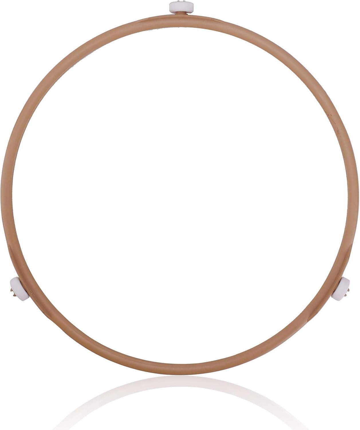 Microwave Turntable Ring, 8.74 Inch OD Rotating Inner Ring Spinner with 15mm Rollers Durable Plastic Microwave Oven Glass Plate Tray Support Holder Perfect Replacement Parts