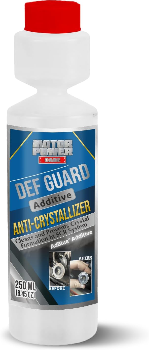 DEF, SCR Additive, Diesel Vehicles, Cleans and Prevent Crystal Formation in Urea DEF, Adblue Additive Cleans Injector and SCR, Enhances DPF Lifespan, 250ml 8.45 oz