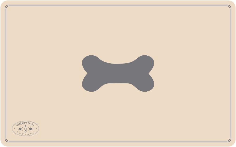Banbury & Co Luxury Dog Feeding Mat, clear