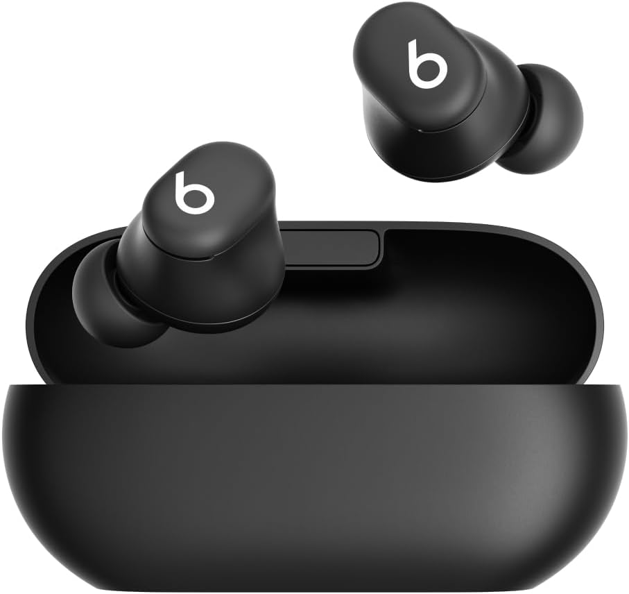 Beats Solo Buds — Wireless Bluetooth Earbuds | 18 Hours of Battery Life | Apple & Android Compatibility | Built-in Microphone - Matte Black